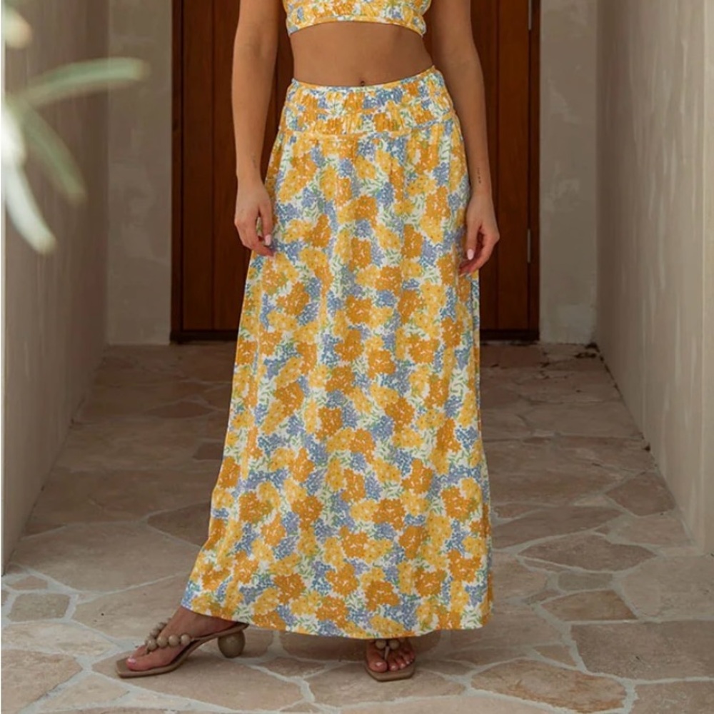 SABO skirt | Danica Skirt - Tropical Bud Floral (Part of a set)